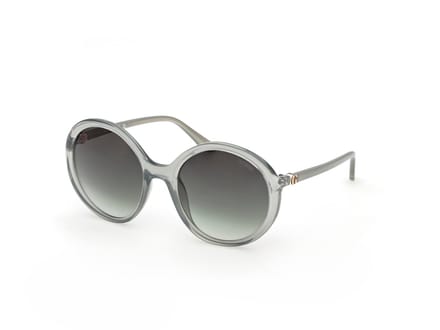 Guess Dames Zonnebril 93p Gu00281 Transparent Shiny Light Green/55-21-140 gray