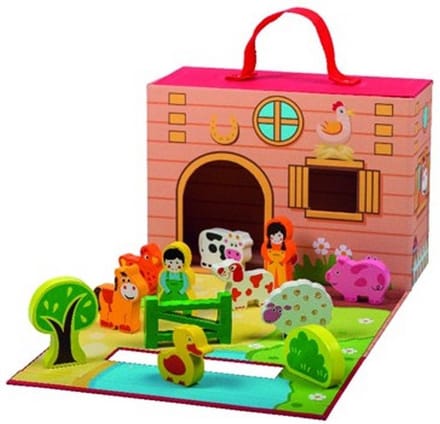 Simply for Kids Speelkoffer boerderij met dieren