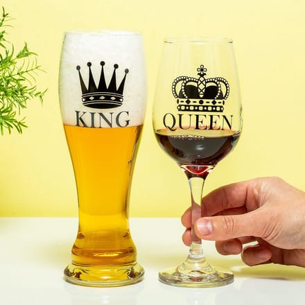 OOTB King & Queen glazenset