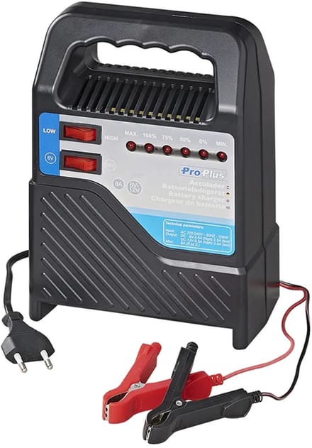 ProPlus Acculader Auto - 6V/12V 8Amp - Druppellader