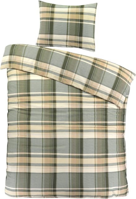 Day Dream Bram - Dekbedovertrek - Eenpersoons - 140 x 200/220 - Groen