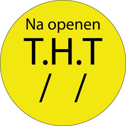 THT sticker op rol 40 mm - 580 per rol