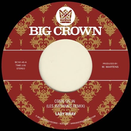 Lady Wray, Les Imprimes & Surprise Chef - Come On In / Under The Sun (7" Single)