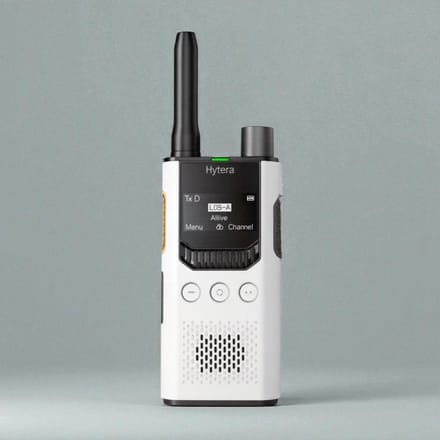 Hytera S1 PRO LF PMR446 compacte portofoon Vergunningsvrij - Pearl White