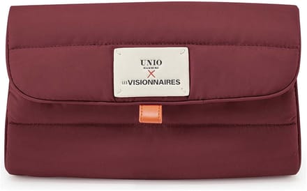 LES VISIONNAIRES Unio Toilettas 41 cm - 12 L - Klittenbandsluiting - brunello