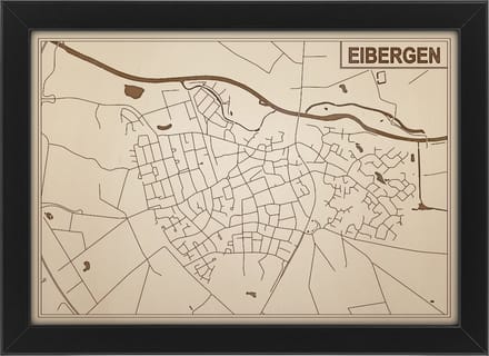 Decoratief Beeld - Houten Van Eibergen - Hout - Bekroned - Bruin - 21 X 30 Cm