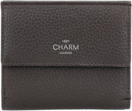 Charm London Washington Portemonnee - 100% Leer - Leren Tas - Donkerbruin
