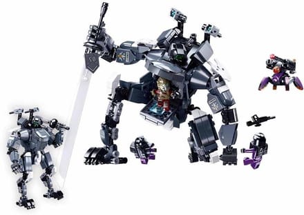 Bouwblokken Atomic Storm - Constructie Speelgoed - Creatief Spelen - Volledig Compatibel - 632 Stukjes - Multicolor