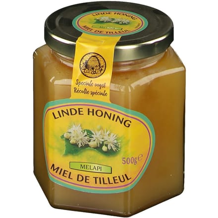 Melapi Lindehoning | Natuurlijke honing Zacht, smeerbaar & bloemig aroma 500 Crème