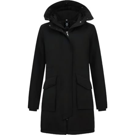 Lange Winterjas Dames - Gewatteerde Jas Dames - 2728 - Zwarte Jas