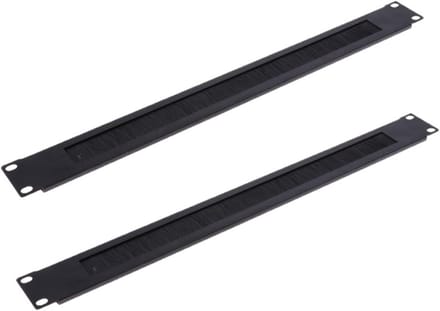 Rack Mount Blinde Platen - Netwerk Paneel - Serverkast Inrichting - 19 Inch 1U Formaat - 48cm Breed - Zwart