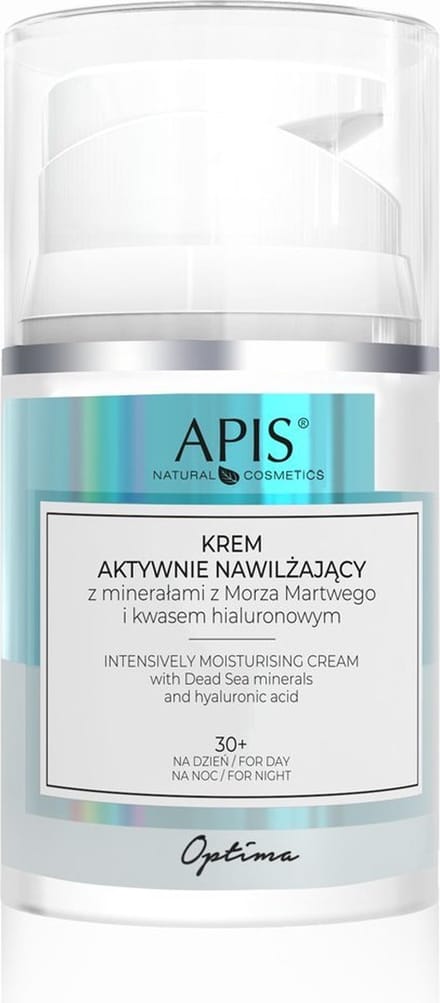 Actieve vochtinbrengende crème met Dode Zee-mineralen en hyaluronzuur 30+ 50ml