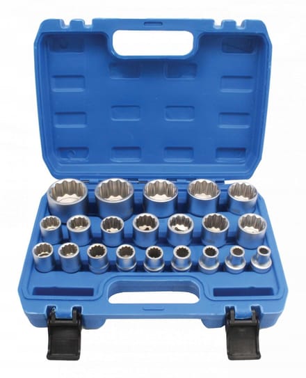 Stanley SATRA S-SHS21 - Dopsleutelset - 1/2" Aandrijving - 12-kantig - Cr-V Staal
