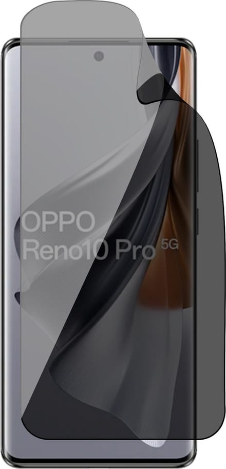 Privacy Screenprotector geschikt voor Oppo Reno 10 / 10 Pro - 1x FlexGuard Screen Protector