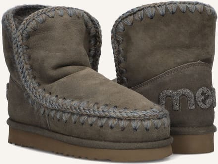 Mou Eskimo 18 Glitter Logo Laarzen - Suède - Dames - Groen - Maat 38