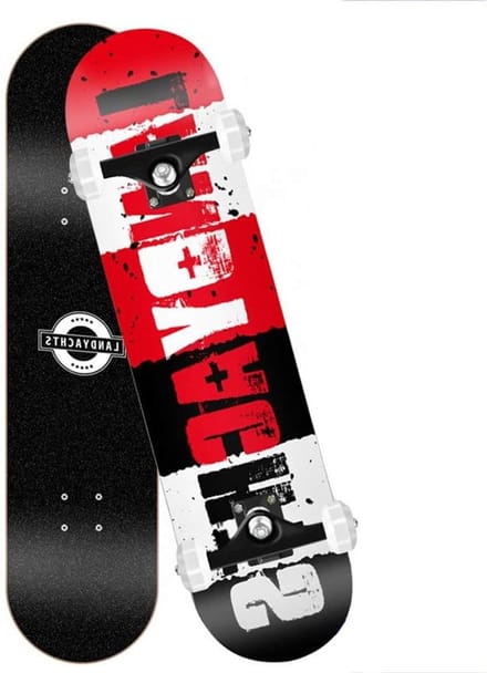 Skateboard Complete - Beginners Board - Stunts en Tricks - Dubbele Kicktail - 31 Inch - Multicolor
