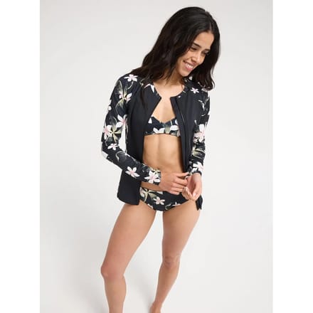 Roxy Ls Zip Lycra met lange mouwen