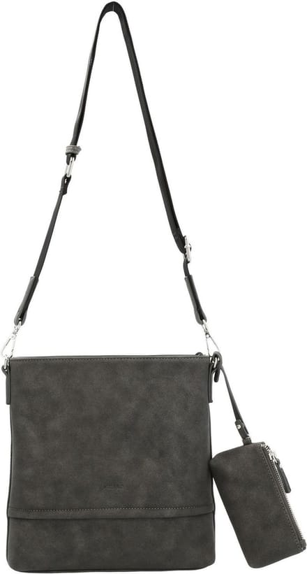 PICARD Schoudertas Valley Crossover Bag With Zip Black Antraciet