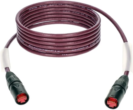 Klotz CAT-netwerkkabel, 10 m 2x etherCON, bordauxviolet - Kabel