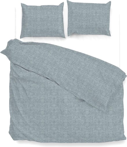 Zohome Lino Dekbedovertrek - Lits-jumeaux - 260x200/220 cm - Stone Blue