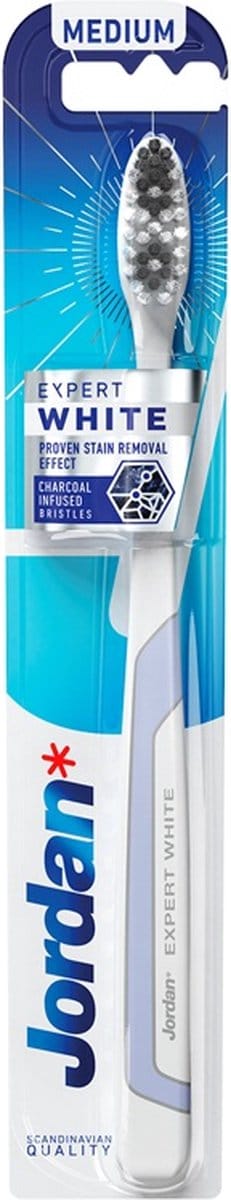 Expert Witte tandenborstel Medium 1pc.