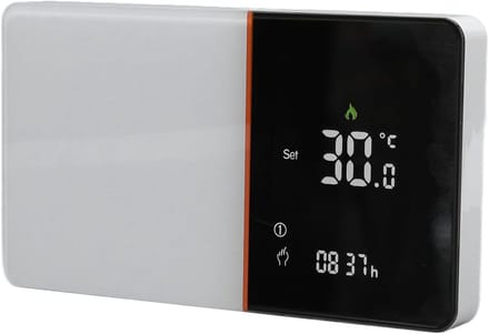 Thermostaat Dubbele Sensor - Temperatuurregelaar LCD - Energie Besparen - Nauwkeurige Regeling - 95-240 V - Wit