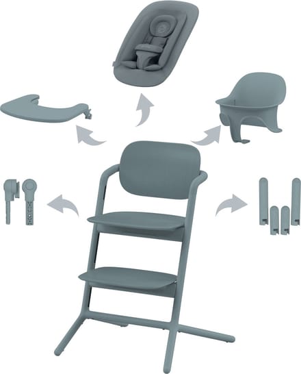 Cybex Lemo - Kinderstoel - 4 in 1 Set - Stone Blue
