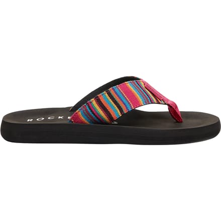 Rocket Dog Adios Dexter katoenen platvoetslippers voor dames (Roze)
