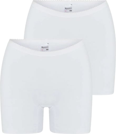 Beeren Softly dames boxershorts - 2-pack - Maat M - Wit