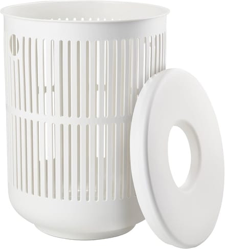 Ruime Wasmand met Deksel, Eucalyptus Design, 40 x 54 cm