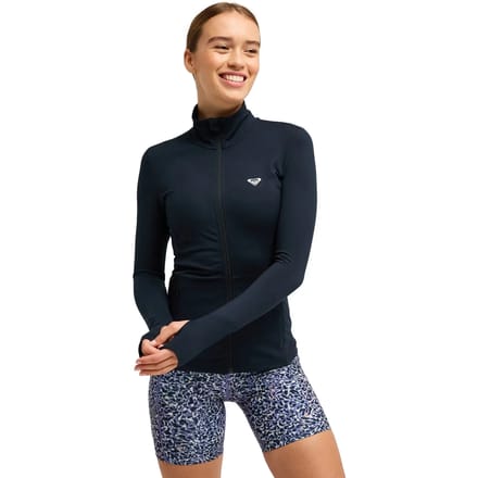 Roxy Move Free T-shirt Met Lange Mouwen Zwart L Vrouw