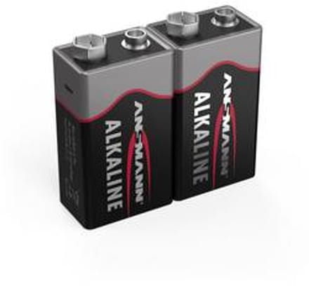 Ansmann 6LR61 Red-Line 9V batterij (blok) Alkaline 9 V 2 stuk(s)