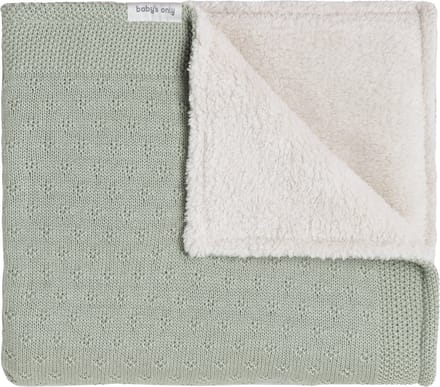 Baby's Only Wiegdeken teddy Mood - Laurel Green - 70x95 cm