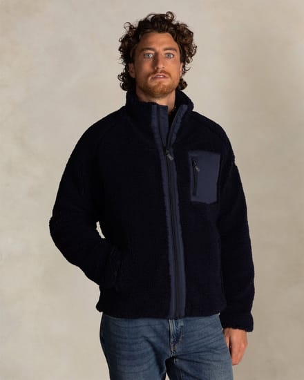 Donkerblauw NZA outdoor fleece vest