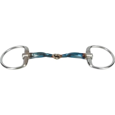 Olijfbit voor paarden Trust Sweet Iron Eggbutt Slow Twist Locked 16
