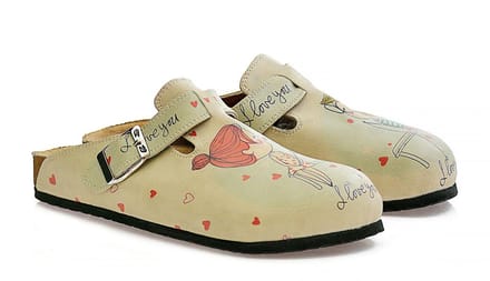 Goby Love You Dames Clogs – Handmade – Vegan Leer – Maat 35