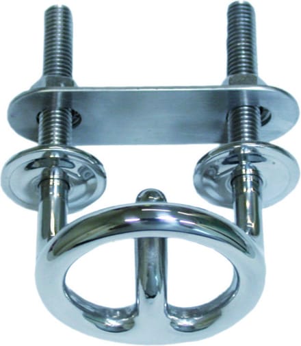 Hoogglans gepolijst RVS waterskihaak – ski oog diameter Ø60mm