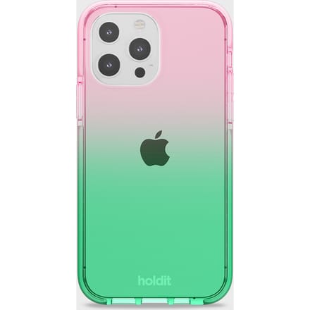 Phone case Seethru Gradient Grass Green/Bright Pink iPhone 13 Pro
