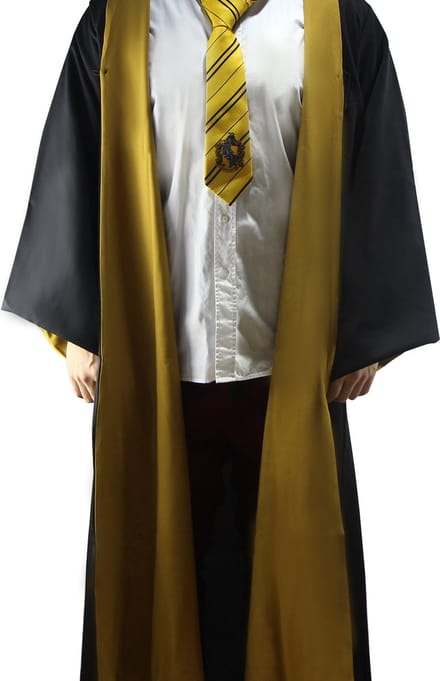 Harry Potter - Hufflepuff Wizard Robe / Huffelpuf tovenaar kostuum (XL)