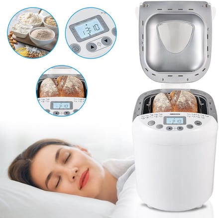 ApexArte® Broodsnijmachine - Elektrisch Broodmes - Broodsnijder - Wit