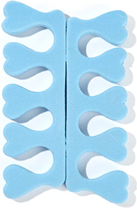 DW4Trading Foam Vinger & Teenspreiders - Licht Blauw - 2 Stuks
