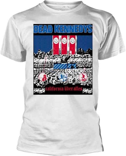 Dead Kennedys Heren Tshirt -XL- California Uber Alles Wit