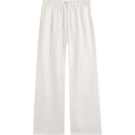 Mikuta The White Loose Linen Pants Taglia: S | Pantaloni da completo Outlet | Donna | Bianco