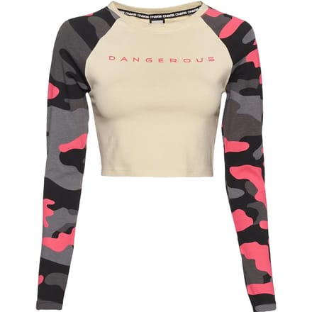 Dames-T-shirt met lange mouwen Dangerous DNGRS Bold