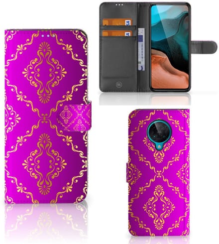 Wallet Case Xiaomi Poco F2 Pro Barok Roze