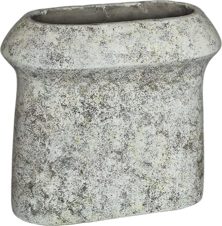 PTMD Nimma Bloempot - 40 x 20 x 36 cm - Cement - Grijs