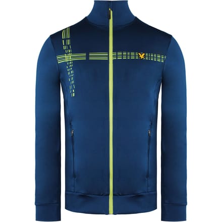 Lyle & Scott Counter Stripe Heren Blauwe Midlayer