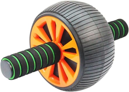 Ab Wheel Roller - Buikspierroller Trainingswiel - Core Training - Antislip Ontwerp - 10 cm - Zwart