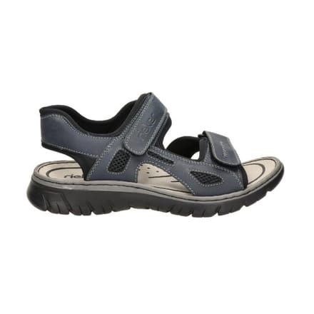 Rieker Balti Sandalen blauw Leer - Maat 42