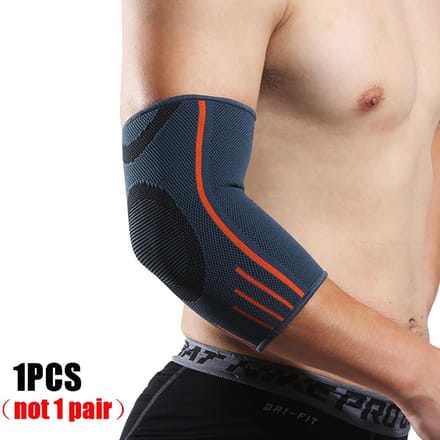 1 Stuks Elleboogbrace Compressie Elleboog Ondersteuning Mouw Voor Tennis Elleboog Brace Strap Gym Elleboog Protector M